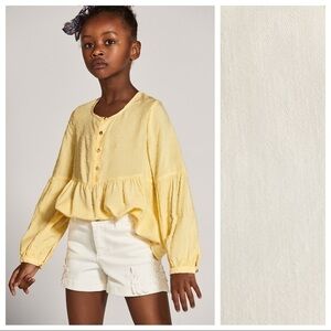 NWT. Massimo Dutti White Shorts. Size 13-14.